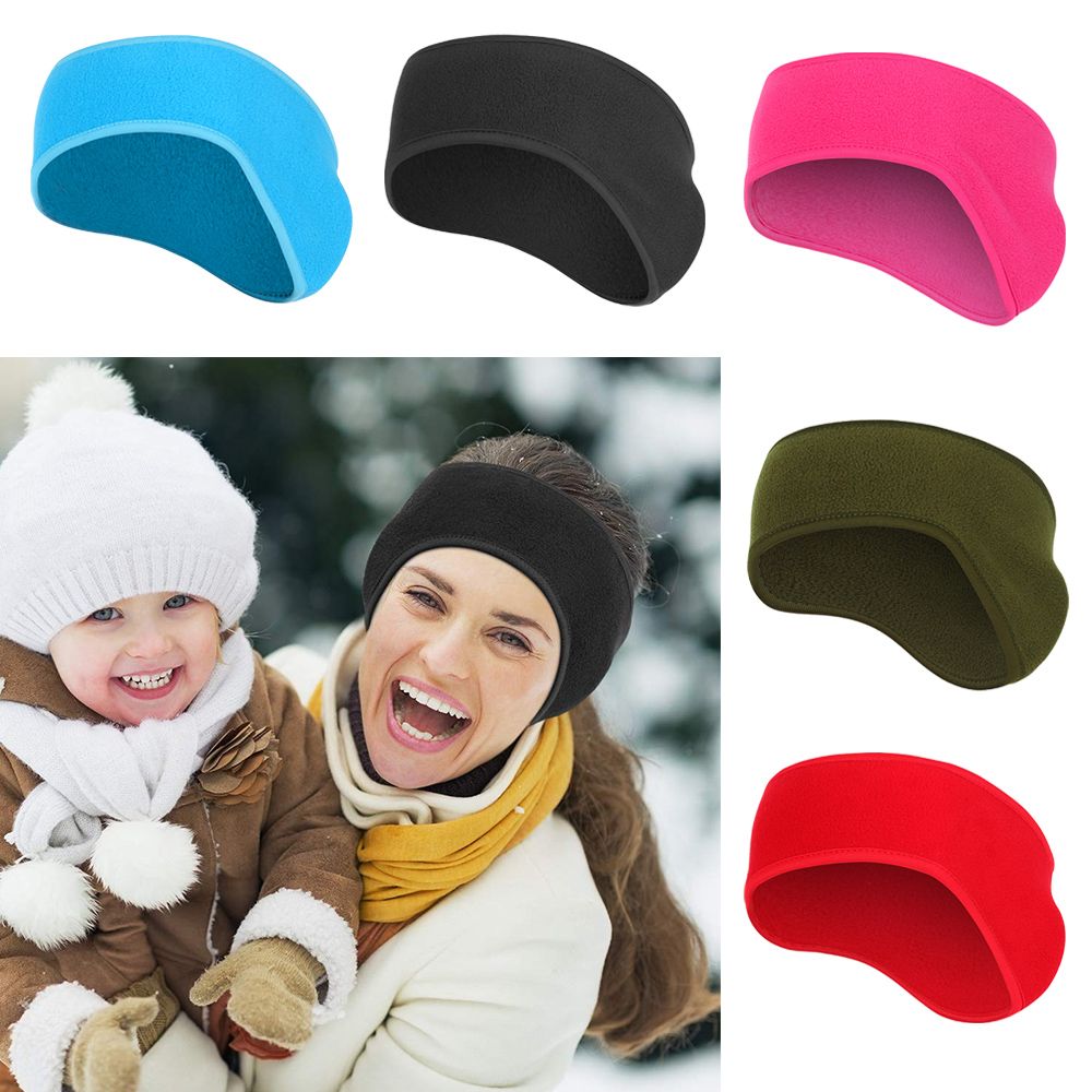 Fleece Ear Warmer Band - 1 unidad de diadema de lana