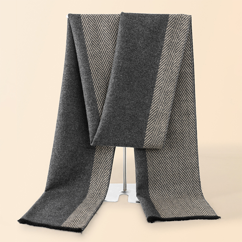 Wool Scarf Men - Bufanda de lujo para hombre, chal