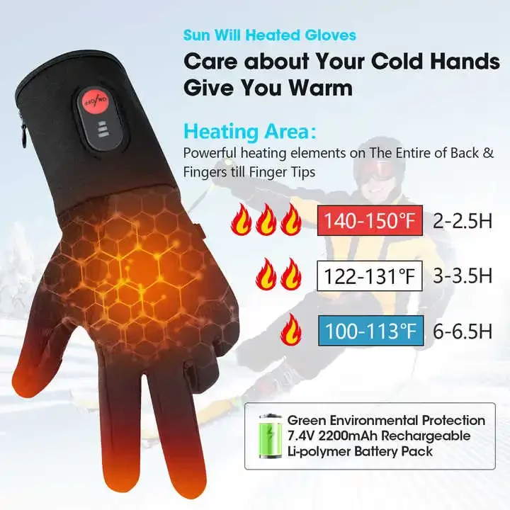 Guantes Calefactados con Panta - Touch Screen Gloves reseña y precio