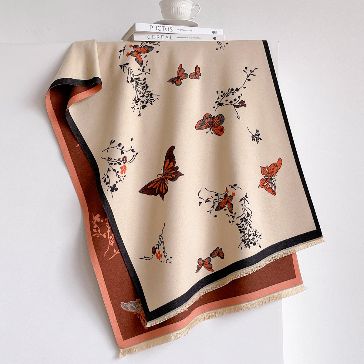 Bufanda de imitación de cachem - Cashmere Pashmina Wrap reseña y precio