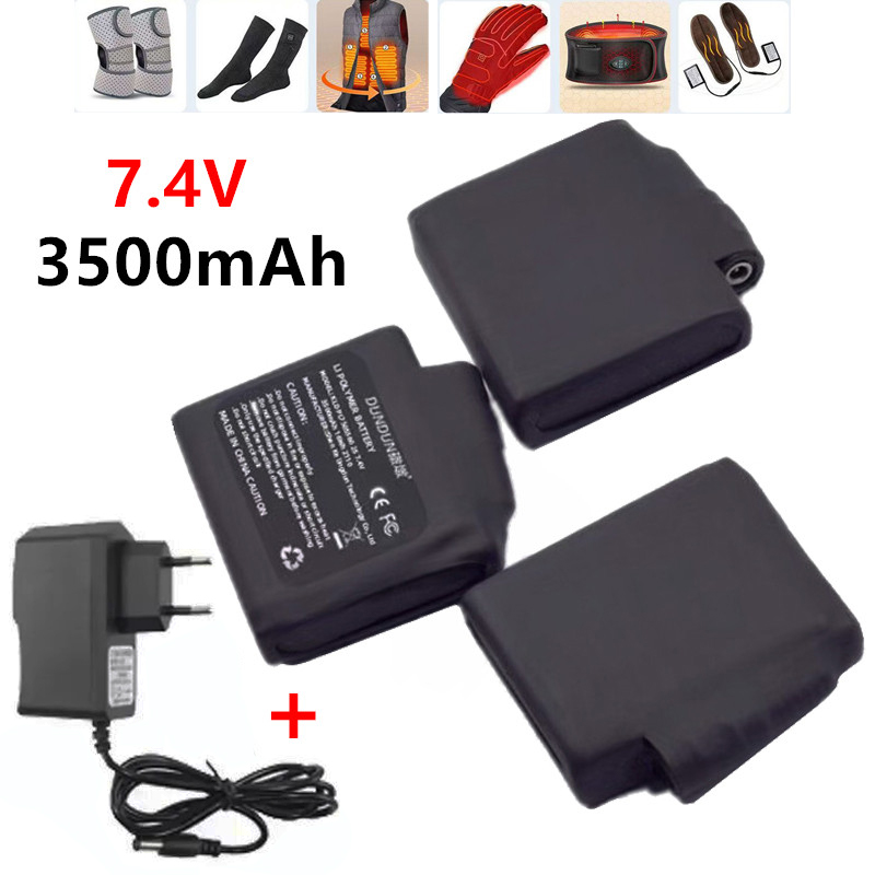 Batería de Litio Polímero de 7 - Heated Vest Battery reseña y precio