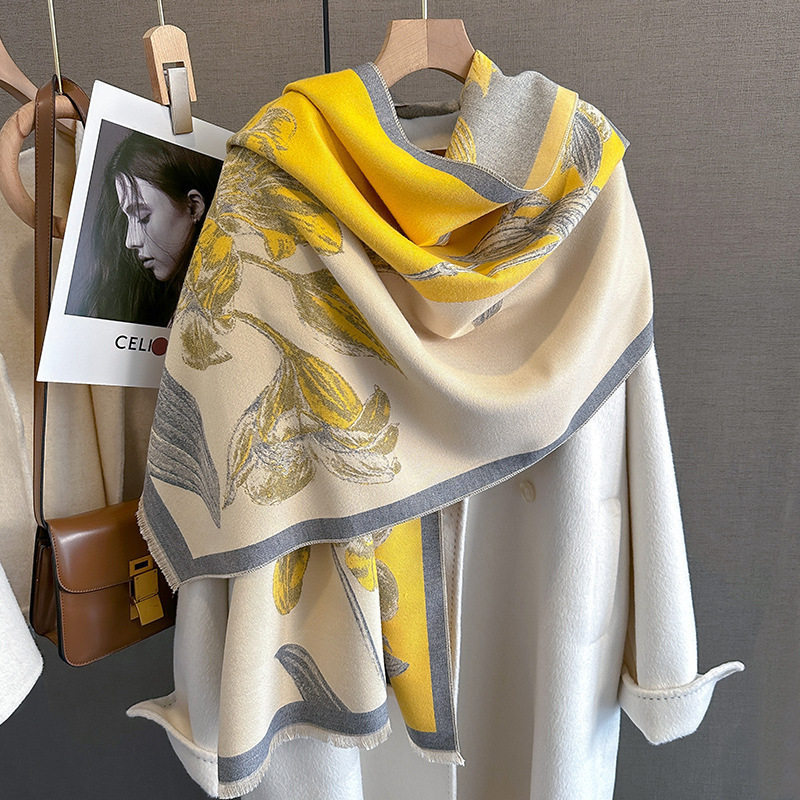 Bufanda de imitación de cachem - Cashmere Pashmina Wrap reseña y precio