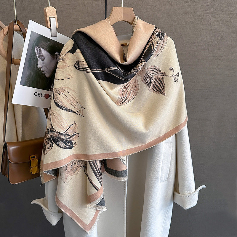 Bufanda de imitación de cachem - Cashmere Pashmina Wrap reseña y precio